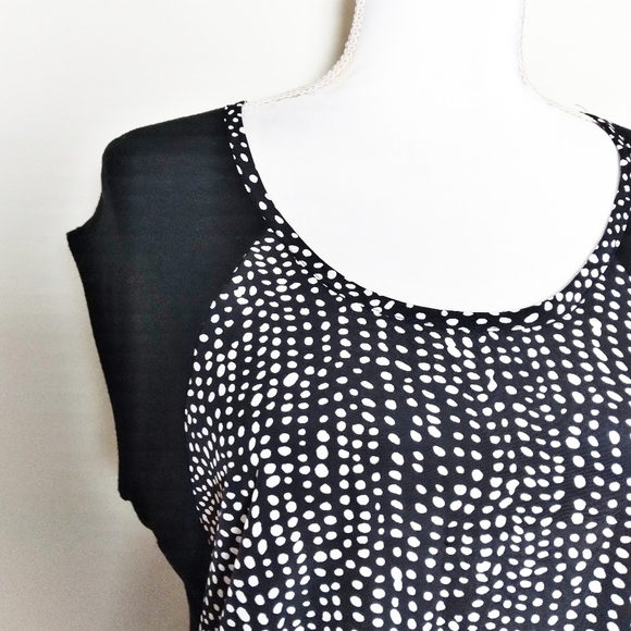 Anthropologie Akemi + Kin Mixed Media Blouse - Picture 5 of 9